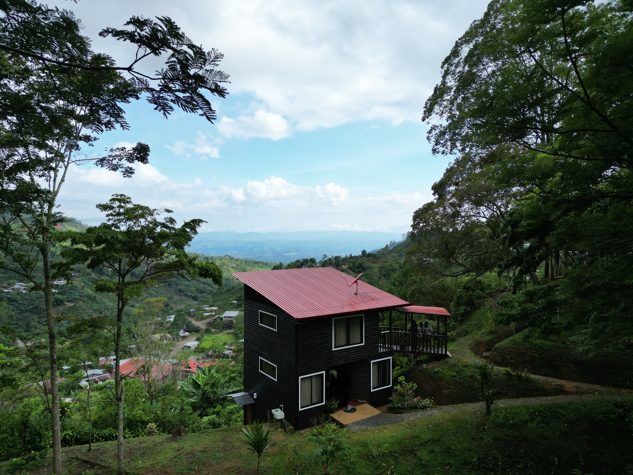 Cabaña con vista al valle